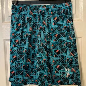 Men’s lacrosse crazy shorts!  Under armor! Size small